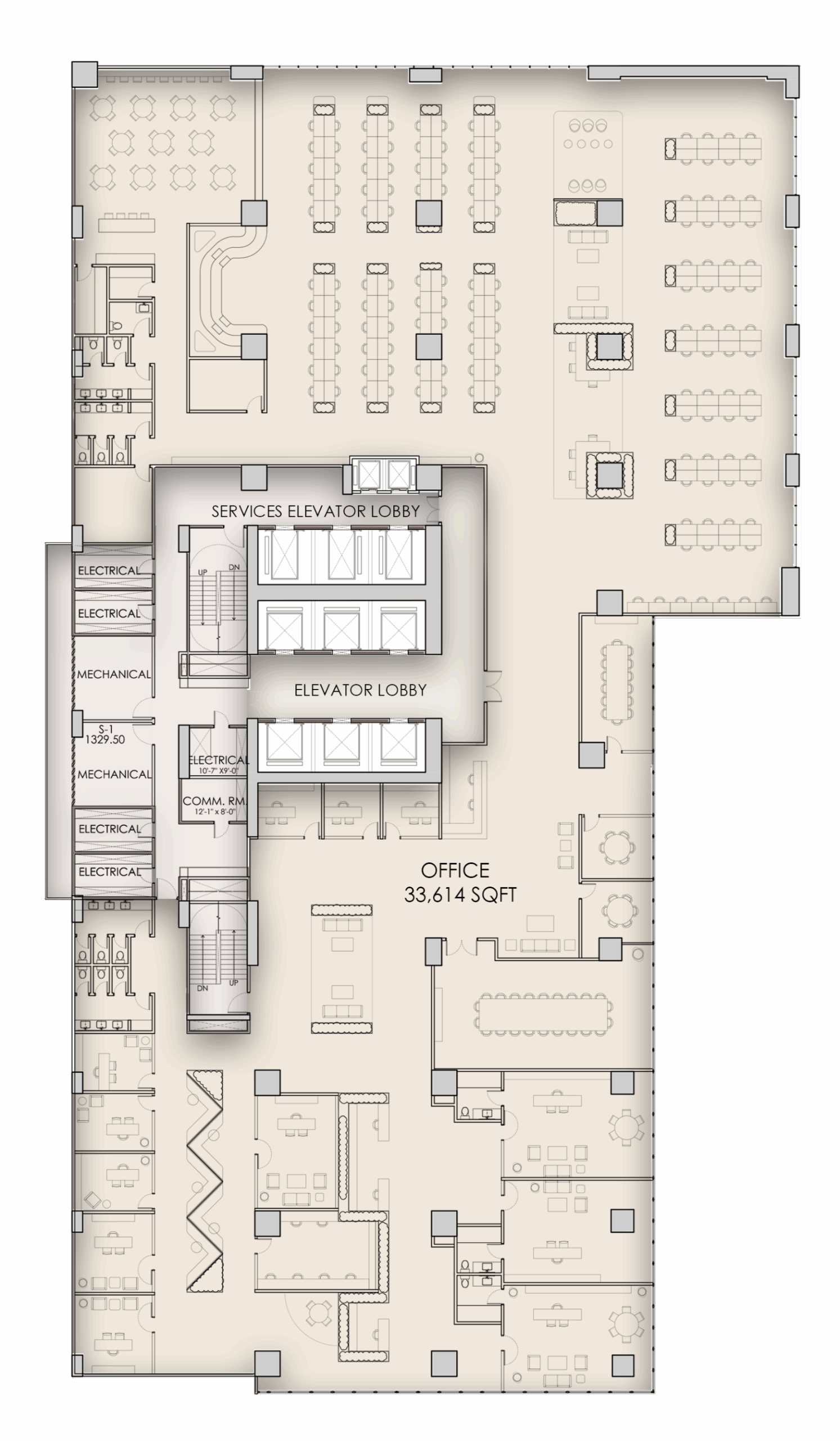 35th – 37th Floor Plan